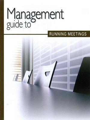 cover image of Management Guide to Running Meetings